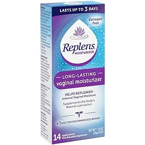 Replens Long-Lasting Vaginal Moisturizer with Reusable Applicator 1.23 Ounce - product information 2
