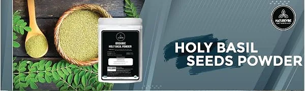 Naturevibe Botanicals Organic Holy Basil Powder (Ocimum sanctum) 5lbs, Tulsi powder (80ounces) - HBSP