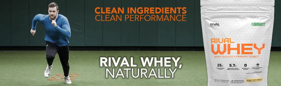 Naturally Flavored Rival Whey - Pure Chocolate 2lb - Rival Whey, Naturally - Header Banner