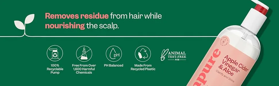 Renpure Plant Based Apple Cider Vinegar & Aloe Clarify & Shine Conditioner 24 oz - Renpure Conditioner
