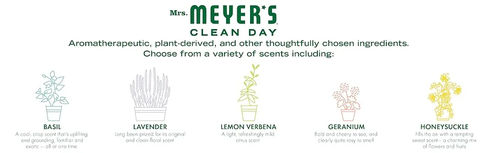 MRS. MEYER'S CLEAN DAY Liquid Dish Soap Biodegradable Formula Honeysuckle 16 fl. oz - mrs meyers clean day aromatherapeutic plant derived