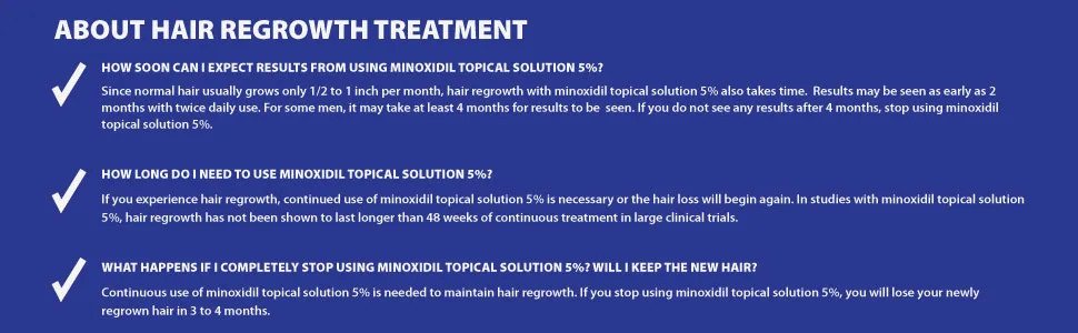 GoodSense Minoxidil Topical Solution USP 5% Hair Regrowth Treatment for Men 6 Fluid Ounce for Male Pattern Baldness - hair regrowth
