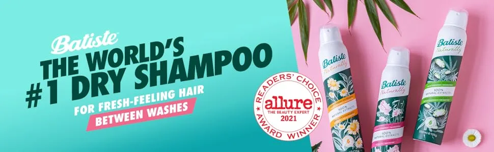 Batiste Dry Shampoo Brunette 162g/5.71 oz. - Batiste Naturally