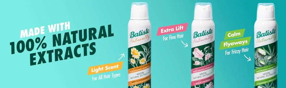Batiste Dry Shampoo Brunette 162g/5.71 oz. - Different scents