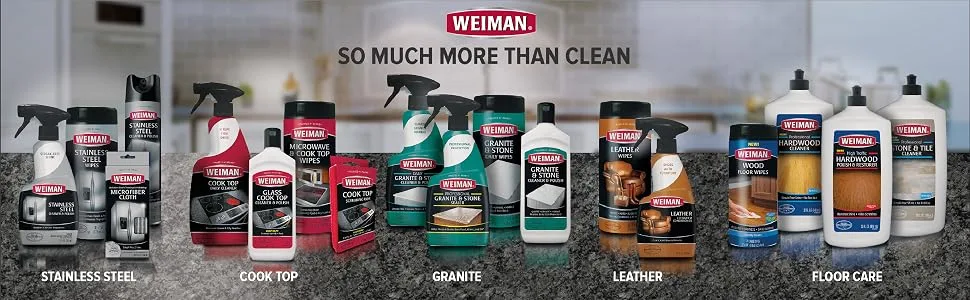 Weiman Stainless Steel Cleaner and Polish Trigger Spray - Protects Against Fingerprints and Leaves a Streak-less Shine - 12 Ounce - So Much More Than Clean