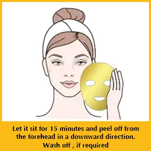 Naturals Golden Glow Peel Off Mask - product information 6
