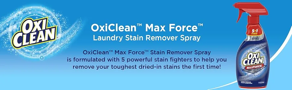 OxiClean MaxForce Laundry Stain Remover Spray 12 Fl. oz. - product information 1
