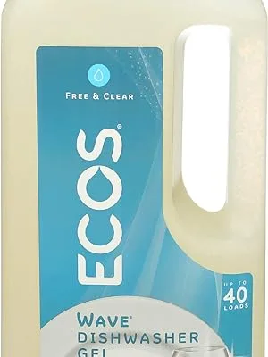Earth Friendly Products Wave Auto Dishwasher Gel Free and Clear 40 Ounce - free and clear