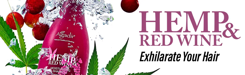 AGADIR Hemp & Red Wine Gloss Spray Treatment 4 fl. oz. - Product banner