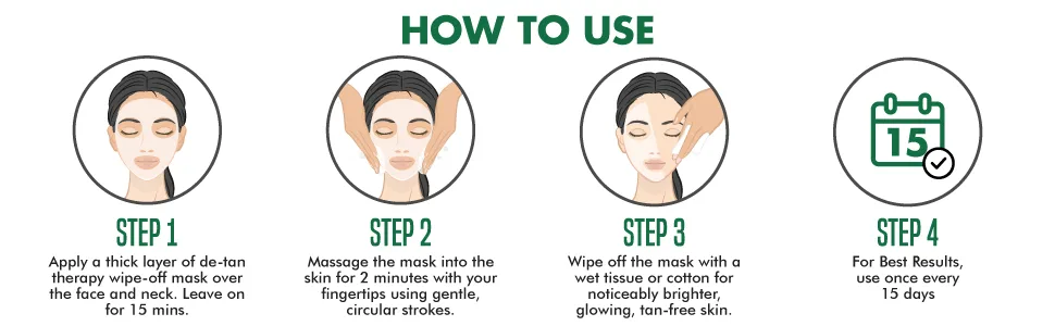 Nature's Essence De-Tan Therapy wipe-off mask 200 ml - product information 5