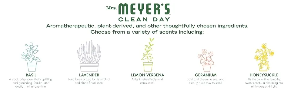 MRS. MEYER'S CLEAN DAY Liquid Fabric Softener Infused with Essential Oils Paraben Free Geranium 32 oz (32 Loads). - Aromatherapeutic, plant-derived, and other thoughtfully chosen ingredients