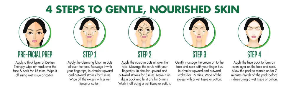 Nature's Essence Gentle Fruit Facial Kit (45Grams+30ML) - product information 3