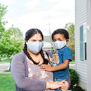 Reusable Face Mask-Gray-Youth/Adult Small - face mask