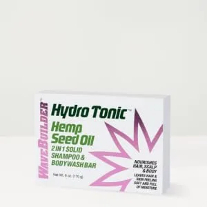 WaveBuilder Hydrotonic hemp seed oil 2 in 1 bar 6 Ounce - wavebuilder