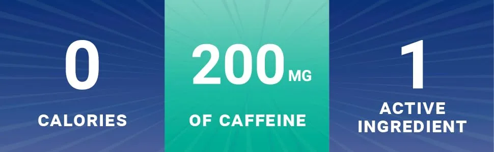 NoDoz 200mg Caffeine Pills Maximum Strength 60 Caplets Total - NoDoz Stats