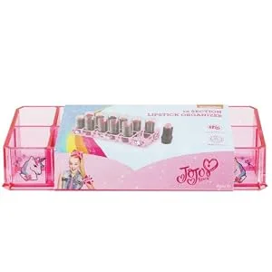 JoJo Siwa JS-200 12 Section Lipstick Organizer Store & Organize Keep Lipsticks Neat & tidy Pink Unicorn Vanity Organizer Nickelodeon - Makeup Organizer
