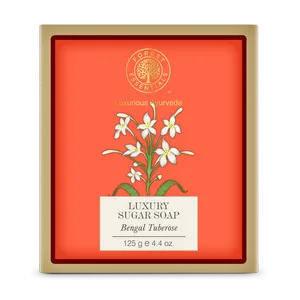 Forest Essentials Bengal Tuberose Luxury Sugar Soap 125g - product information 1