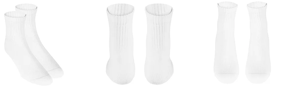 Nuvein Padded Low Cut Socks 8-15 Mmhg Light Compression Cushioned Ankle Length Sensitive' White X-large - product information 4