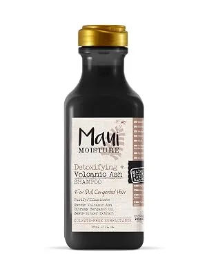 Maui Moisture Detoxifying + Shampoo Volcanic Ash 13 Fl Oz - shampoo