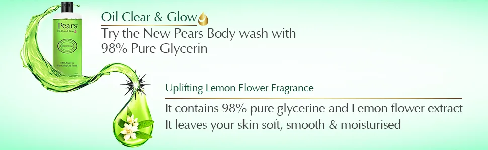 Pears Oil Clear and Glow Shower Gel 250ml - product information 1