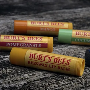 Burt's Bees 100% Natural Moisturizing Lip Balm Coconut & Pear with Beeswax & Fruit Extracts - 4 Tubes White - glow;amazon;prime;buts;burs;birts;berts;high;block;vasoline;packs;petroleum;jelly;cocoa;contour