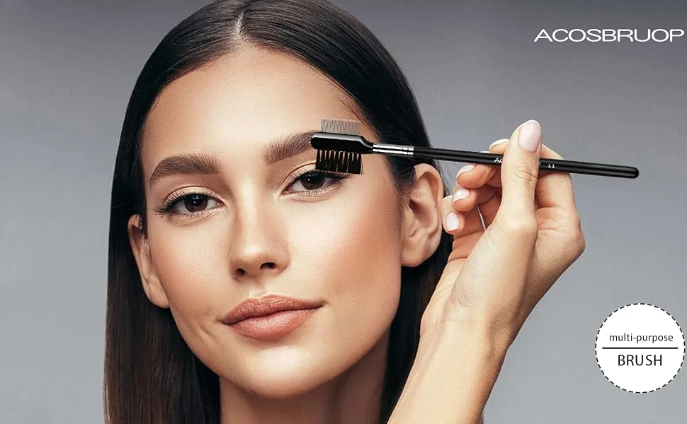 Eyebrow Brush and Eyelash Comb Eyelash Comb Separator for Remove Mascara Clumps Professional Beauty Cosmetic Tool - comb