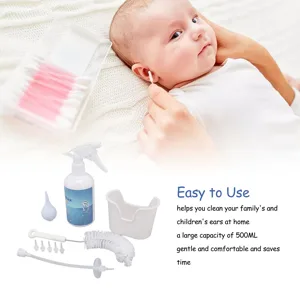 Ear Kits 500ml Professional Ear Washer Irrigation Flushing Kit Ear Wax Removal Tool for Home Use - 3117220246111-2