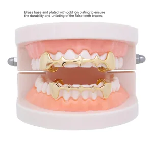 Irregular Hip Hop False Tooth Set Halloween Festival Hip Hop Tooth Decoration Accessory #011 - product information 6
