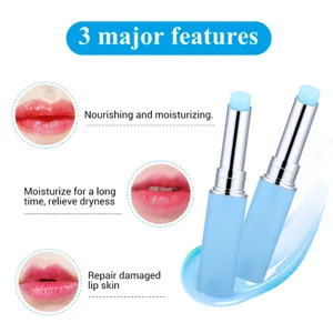 1.8g Hyaluronic Color Changing Lip Balm Moisturizing Color Changing Lip Balm AntiCracking Lipstick Fading Lip Lines - product information 6