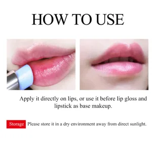 1.8g Hyaluronic Color Changing Lip Balm Moisturizing Color Changing Lip Balm AntiCracking Lipstick Fading Lip Lines - JM23271-2
