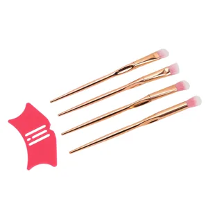 Nose Shadow Tool Multifunctional Silicone Stencil Nose Contouring Stencil Face Makeup with Brush Eyelash Aid for Beauty - 1410230096811-2