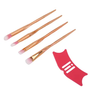 Nose Shadow Tool Multifunctional Silicone Stencil Nose Contouring Stencil Face Makeup with Brush Eyelash Aid for Beauty - product information 3