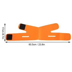 Face Slimming Bandage Belt FaceLift Tool for Double Chin and Skin Strap (Orange) - JM11732-01-2