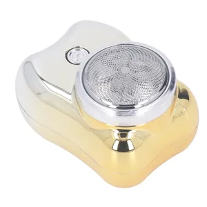 Electric Beard Clipper Highly Effective Fast Charging Portable Waterproof Mini Electric Beard Trimmer for Home Travel (Gradient Gold) - 2718230244413-2