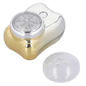 Electric Beard Clipper Highly Effective Fast Charging Portable Waterproof Mini Electric Beard Trimmer for Home Travel (Gradient Gold) - 2718230244413-3