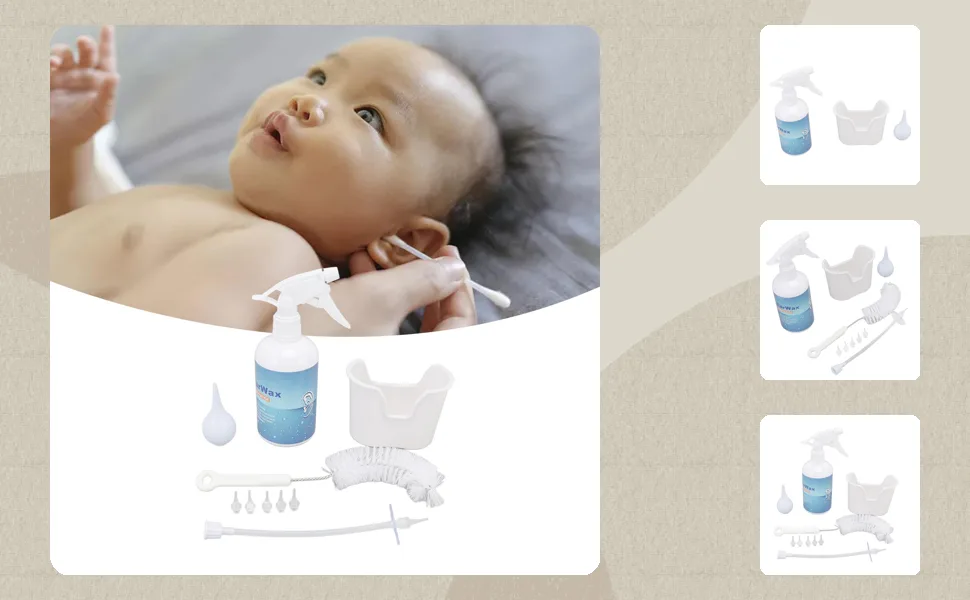 Ear Kits Professional 500ml Earwax Remover for Home Use and Ear Washing System for Family Health Care - 3117220246111-1
