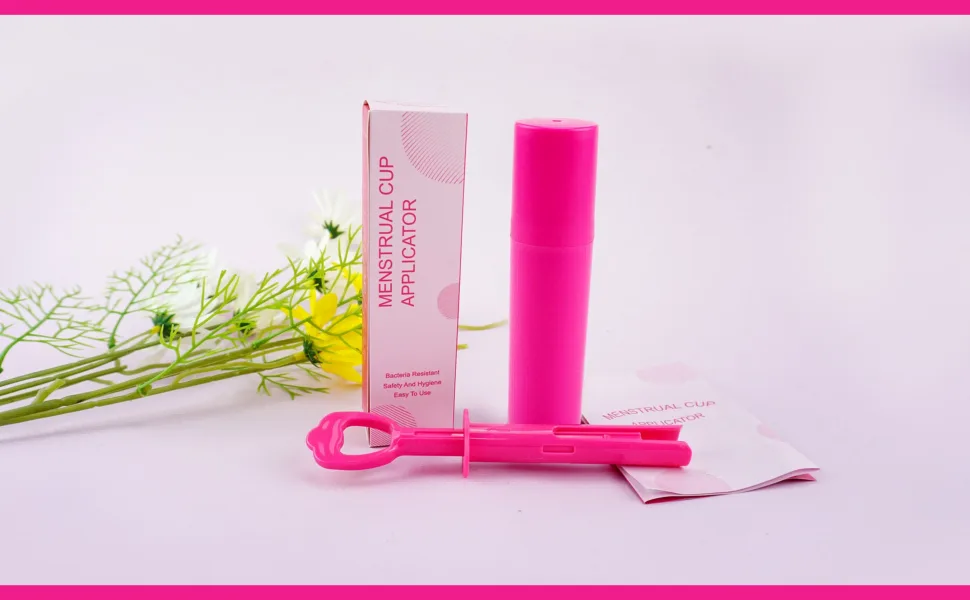Menstrual Cup & Tampon Applicator + Period Cup Remover - Make Insertion & Removal Easy - Not for Menstrual Discs - Every Woman Can Now Use Cups - Menstrual Cup & Tampon Applicator