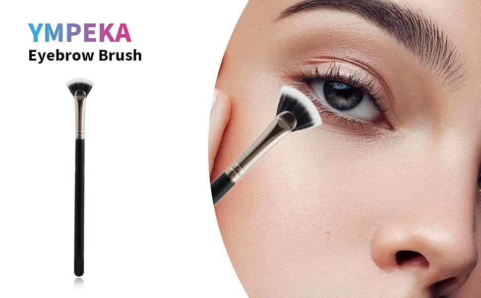 Mascara Brushes for Lashes Eyelash Eyebrow Brush Makeup Eye Tools Shadow mascara fan brush eyelash separation tool Multifunctional Angled Fan Shaped - eye lash separator tool
