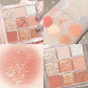 9 Color Eyeshadow Palette Set with Matte and Shimmery Shades Long Lasting Waterproof Eye Makeup Kit (A) - product information 2