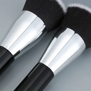 Foundation Brush for Liquid Makeup MSQ Flat Top Kabuki Foundation Brush Premium Makeup Brushes for Liquid Cream and Powder-Liquid Blending Powder Brush Black - product information 3