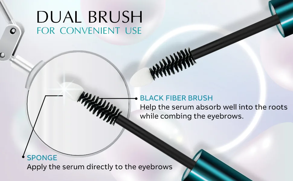 Premium Eyebrow Growth Serum for Thicker Brows Advanced Eyebrow Serum to Grow Brows Lash and Brow Serum Brow Serum to Grow Brows 5ml - product information 4
