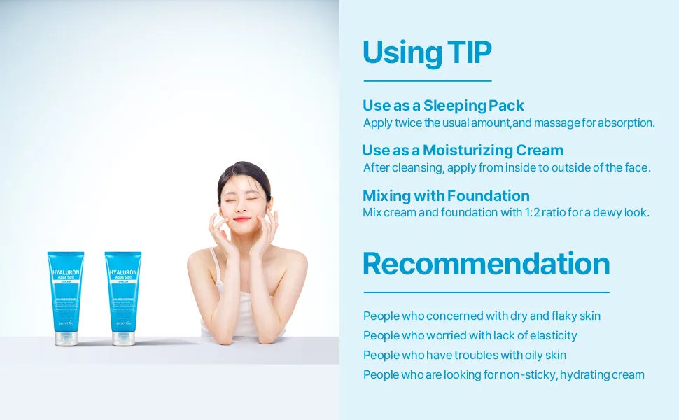 Secret Key Hyaluron Aqua Soft Cream 5.29 oz (150 g) - recommendation