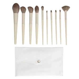 Cosmetic Brushes 10 Piece Makeup Brush Set Skin Friendly Soft Hair Accurate Color Rendering Various Head Shapes for Loose Powder - product information 2