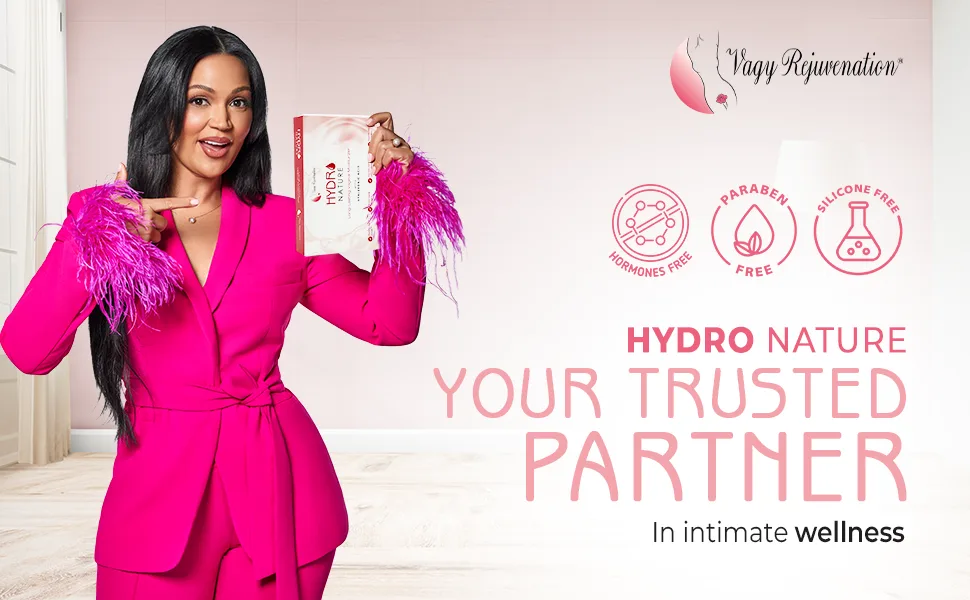 Hydro Nature Long-Lasting/Vaginal Moisturizer with Hyaluronic Acid (6 disposable applicators) 3.5g each - Intimate moisturizer for dryness, humectante íntimo para resequedad