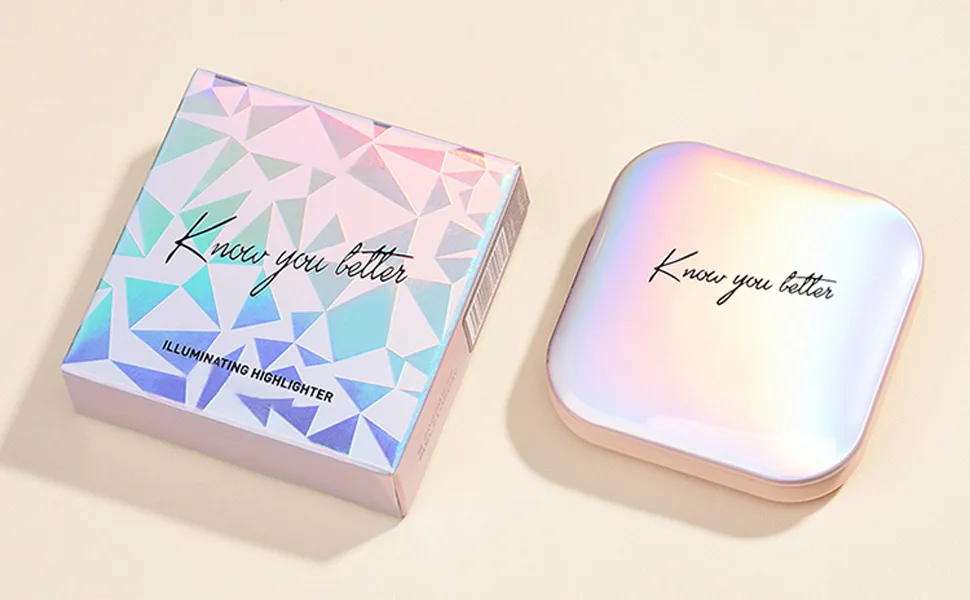 Mysense Face Highlighter Powder Palette Shimmery Highlighter Makeup Highlight Face Illuminator Makeup Iluminadores De Maquillaje Natural Glow Finish with Mirror & Brush - face highlighter palette,highlighter powder,highlighter makeup