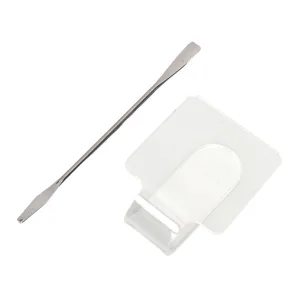 Acrylic Cosmetic Mixing Palette Set Transparent Mixing Palette Spatula Eyeshadow Makeup Tool for Professional and Home Use - product information 3