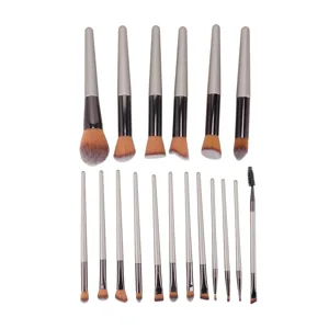 18 Pieces Makeup Brush Set Beginner Cosmetic Powder Applicator for Eyeshadow Blush Eyelashes - product information 2
