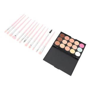 Makeup Kit Eyeshadow Palette Cosmetic Brushes Set Soft Strong Powder Support Ergonomic Design for Daily Party Travel - 1410230158511-2
