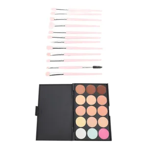 Makeup Kit Eyeshadow Palette Cosmetic Brushes Set Soft Strong Powder Support Ergonomic Design for Daily Party Travel - 1410230158511-3