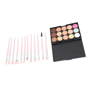 Makeup Kit Eyeshadow Palette Cosmetic Brushes Set Soft Strong Powder Support Ergonomic Design for Daily Party Travel - 1410230158511-3